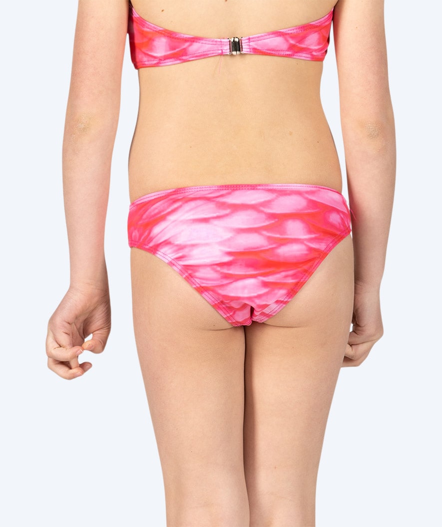 Watery mermaid bikini bottom for girls - Pink Blush