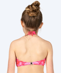 Watery mermaid bikini top for girls - Pink Blush