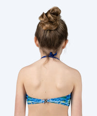 Watery mermaid bikini top for girls - Rainbow Bloom
