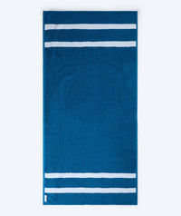 Watery bath towel - Heat Swim Cotton - Delta Blue