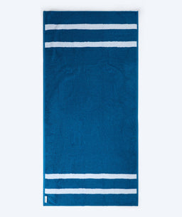 Watery bath towel - Heat Swim Cotton - Delta Blue