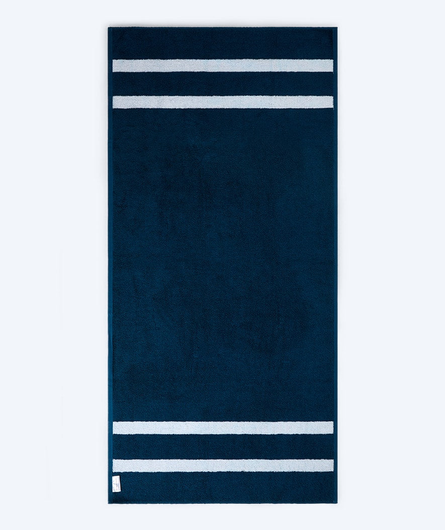 Watery bath towel - Heat Swim Cotton - Ocean Blue