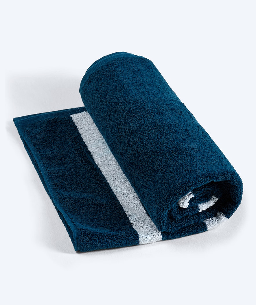 Watery bath towel - Heat Swim Cotton - Ocean Blue