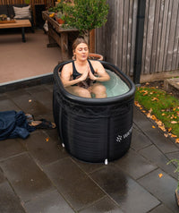 Watery inflatable cold plunge - Hero Max - Black