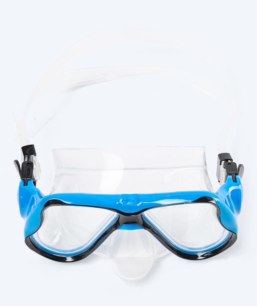 Watery diving mask for adults (from 12 years) - Hudson - Black/blue