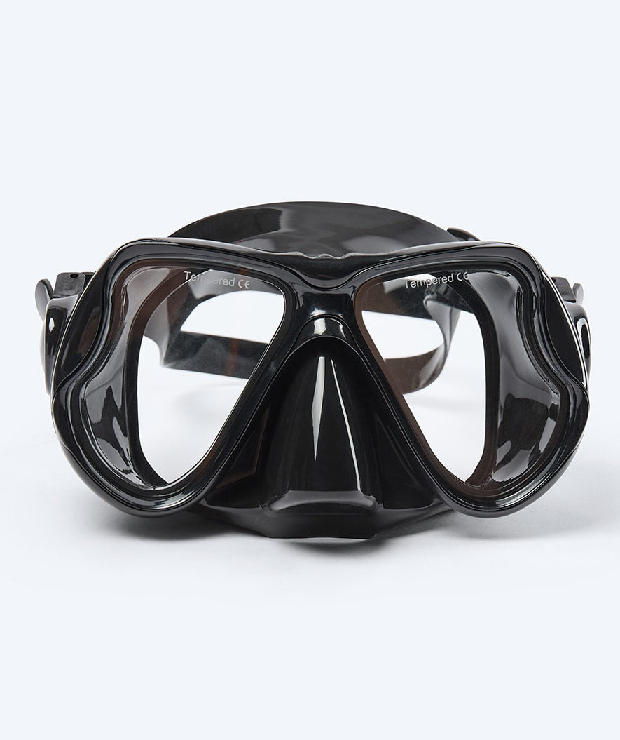 Watery diving mask for adults (from 12 years) - Hudson - Black