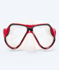Watery diving mask for adults (from 12 years) - Hudson - Red/black