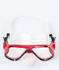 Watery diving mask for adults (from 12 years) - Hudson - Red/black