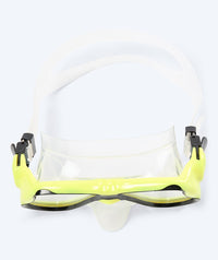 Watery diving mask for adults (from 12 years) - Hudson - Yellow/black