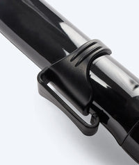 Watery semi-dry snorkel for adults - Hudson - Black