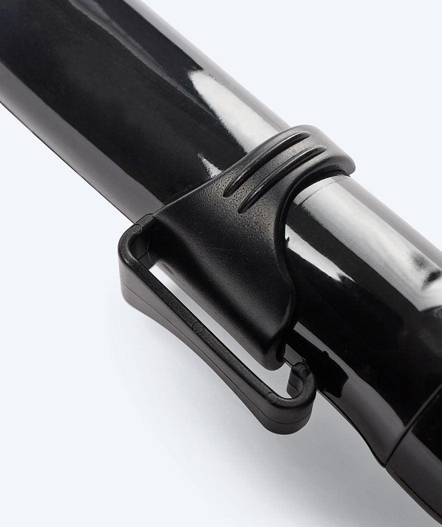 Watery semi-dry snorkel for adults - Hudson - Black