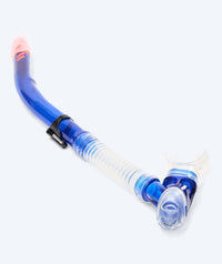 Watery semi-dry snorkel for adults - Hudson - Blue