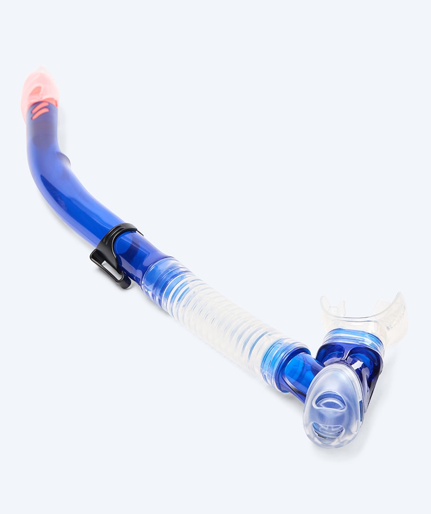 Watery semi-dry snorkel for adults - Hudson - Blue