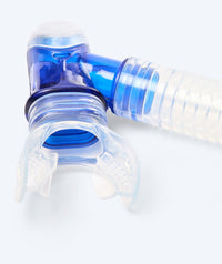 Watery semi-dry snorkel for adults - Hudson - Blue