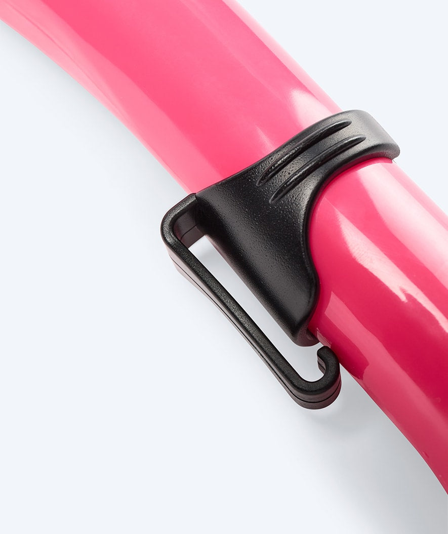 Watery semi-dry snorkel for adults - Hudson - Red/pink