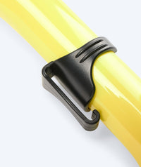 Watery semi-dry snorkel for adults - Hudson - Yellow