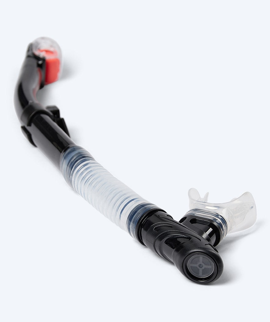 Watery full-dry snorkel for adults - Hudson - Black