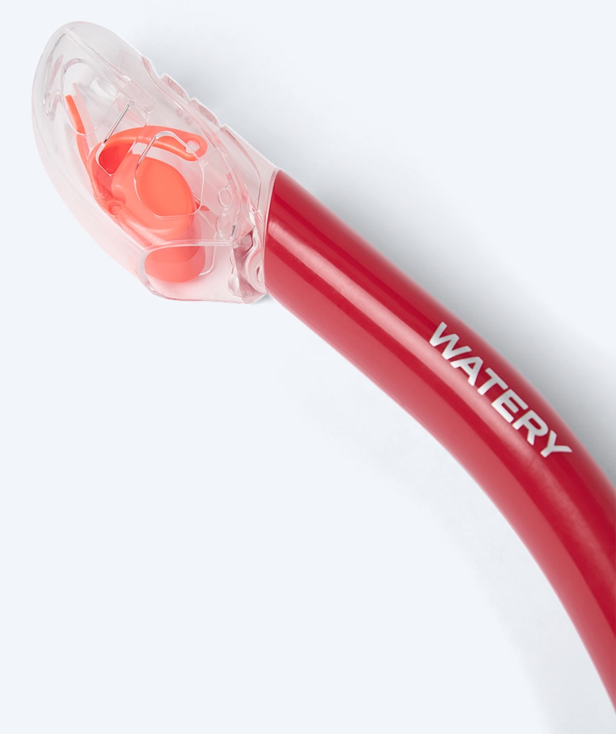 Watery full-dry snorkel for adults - Hudson - Red