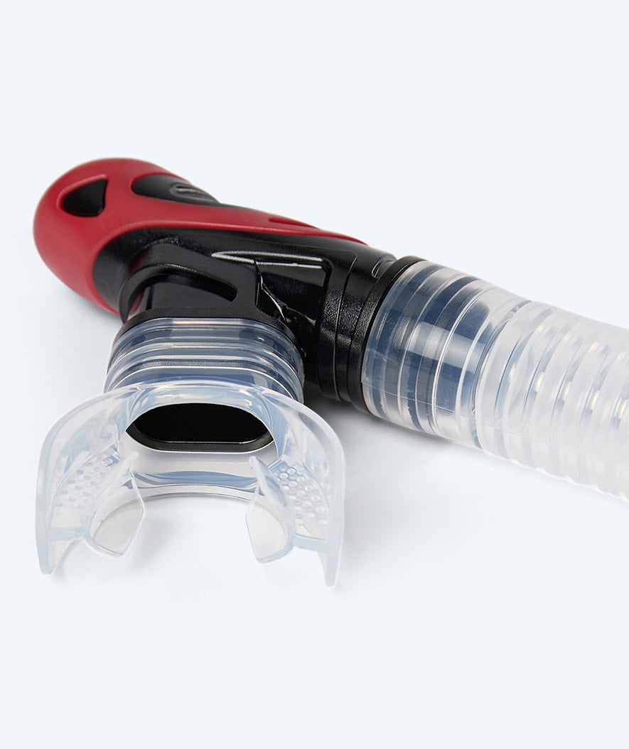 Watery full-dry snorkel for adults - Hudson - Red
