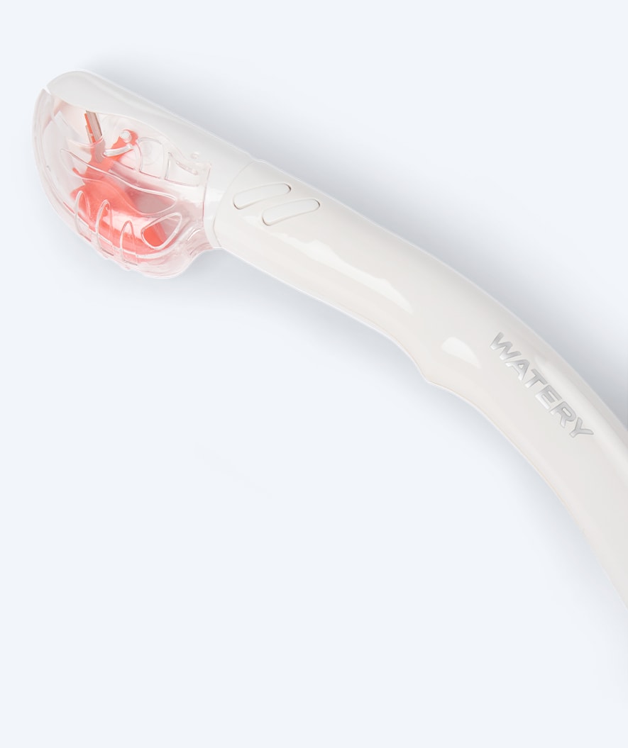 Watery full-dry snorkel for adults - Hudson - White