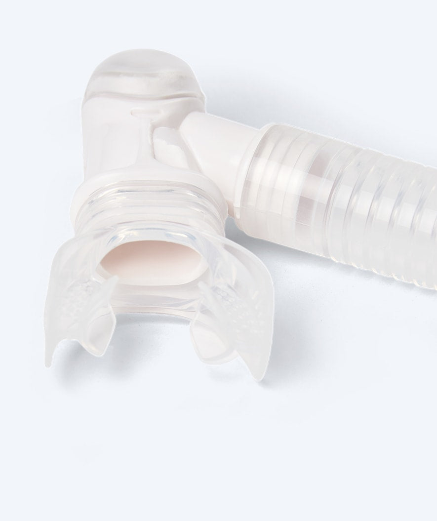 Watery full-dry snorkel for adults - Hudson - White