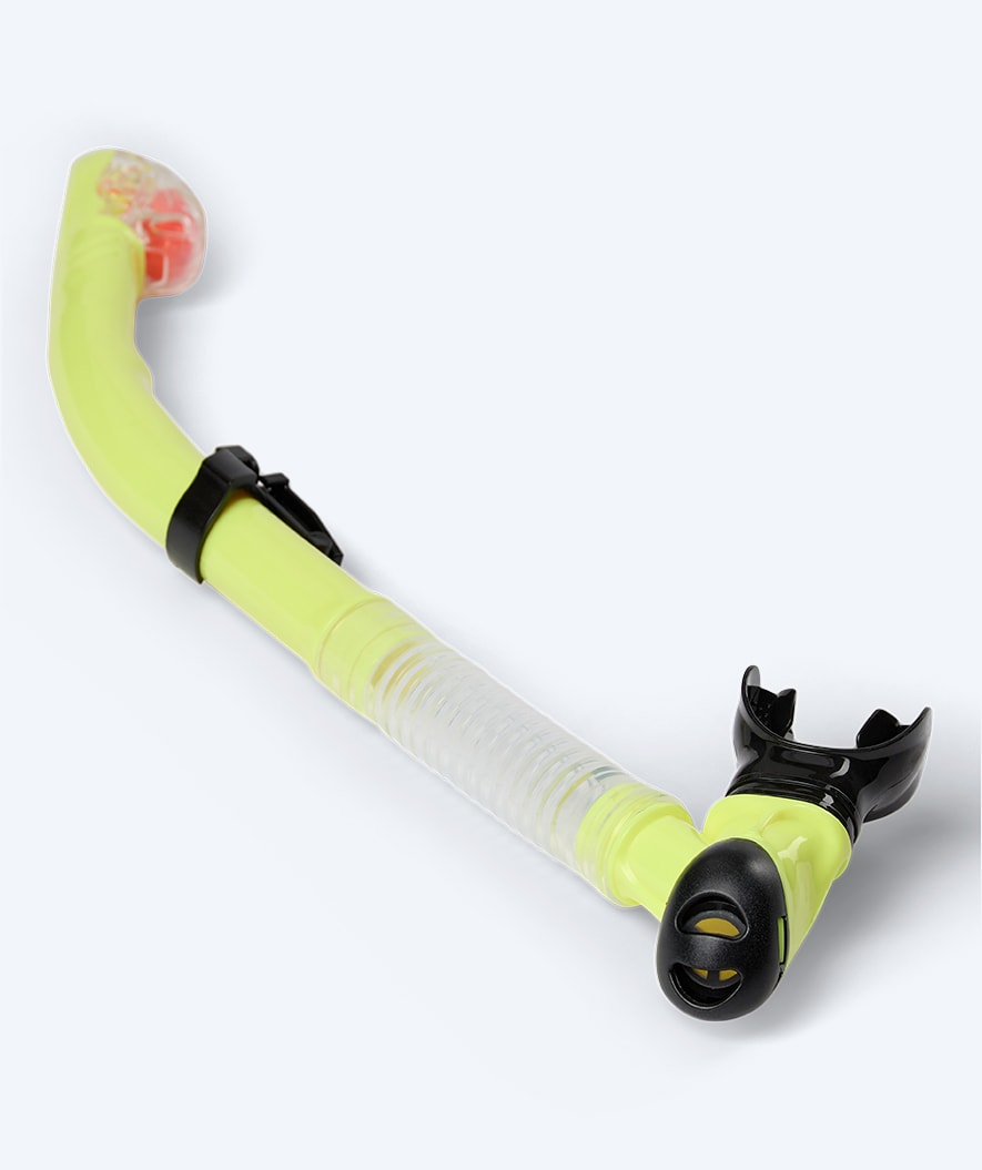 Watery full-dry snorkel for adults - Hudson - Yellow