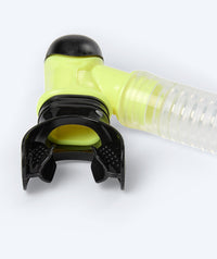 Watery full-dry snorkel for adults - Hudson - Yellow