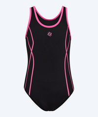 Watery swimsuit for girls - Hurley - Black/light pink