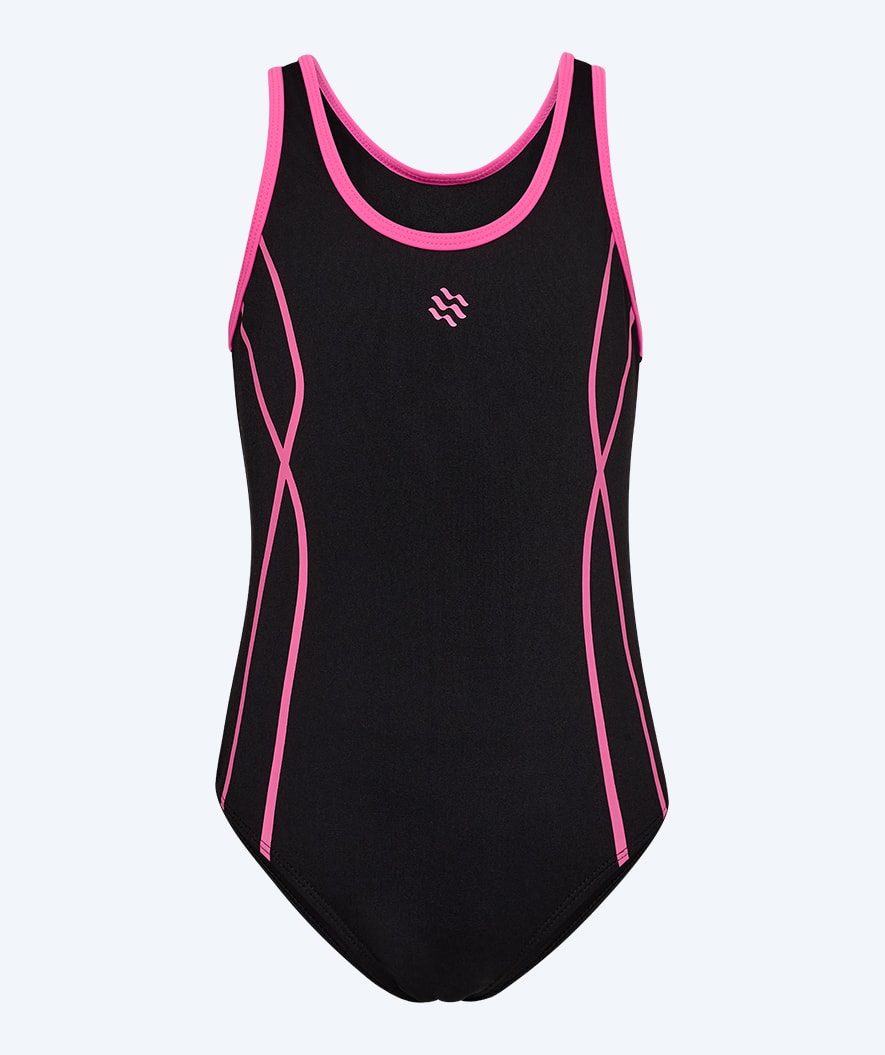 Watery swimsuit for girls - Hurley - Black/light pink