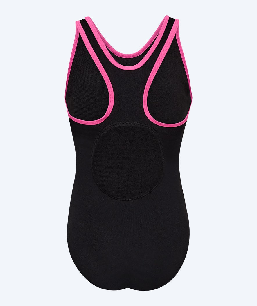 Watery swimsuit for girls - Hurley - Black/light pink