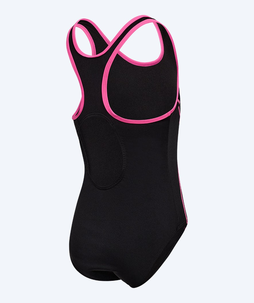 Watery swimsuit for girls - Hurley - Black/light pink