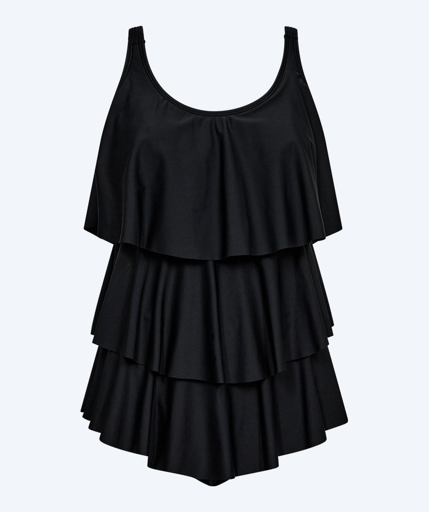 Watery swimsuit with skirt for women - Hydra - Black