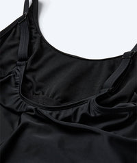 Watery swimsuit with skirt for women - Hydra - Black