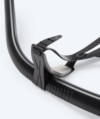 Watery center snorkel for junior (10-16) - Hydrolite - Black