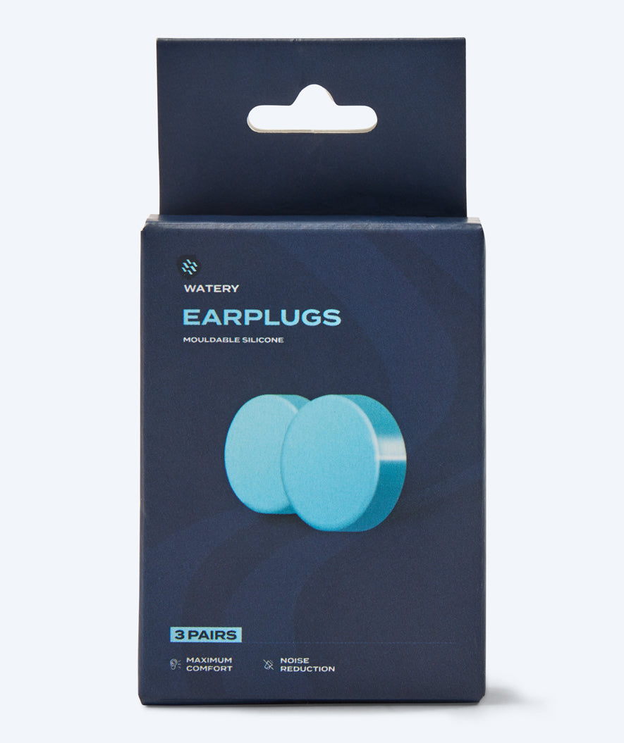 Watery earplugs for adults - Indra 3 par - Blue