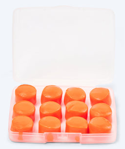 Watery earplugs for adults - Indra 6 pairs - Orange