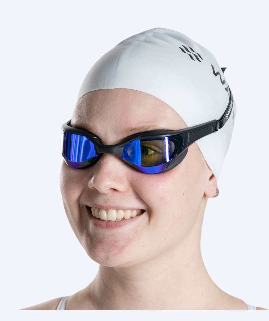 Watery swim goggles - Instinct Elite Mirror - Black/gold