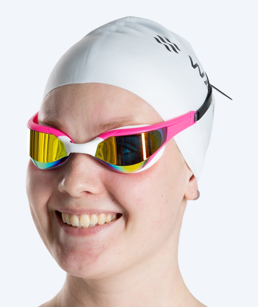 Watery swimming goggles - Instinct Elite Mirror - Pink/gold