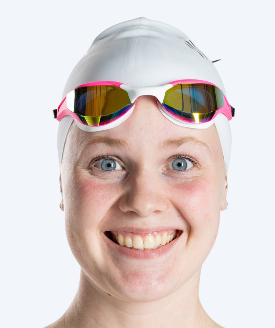 Watery swimming goggles - Instinct Elite Mirror - Pink/gold
