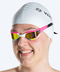 Watery swimming goggles - Instinct Elite Mirror - Pink/gold