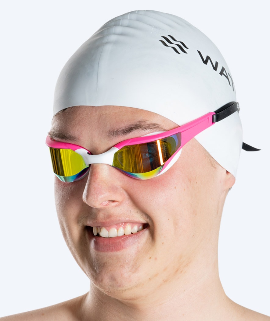 Watery swimming goggles - Instinct Elite Mirror - Pink/gold