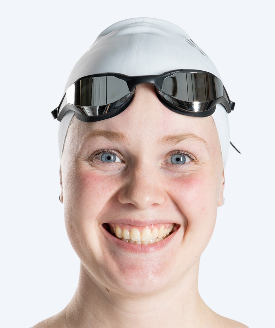 Watery swimming goggles - Instinct Elite Mirror - Black/silver