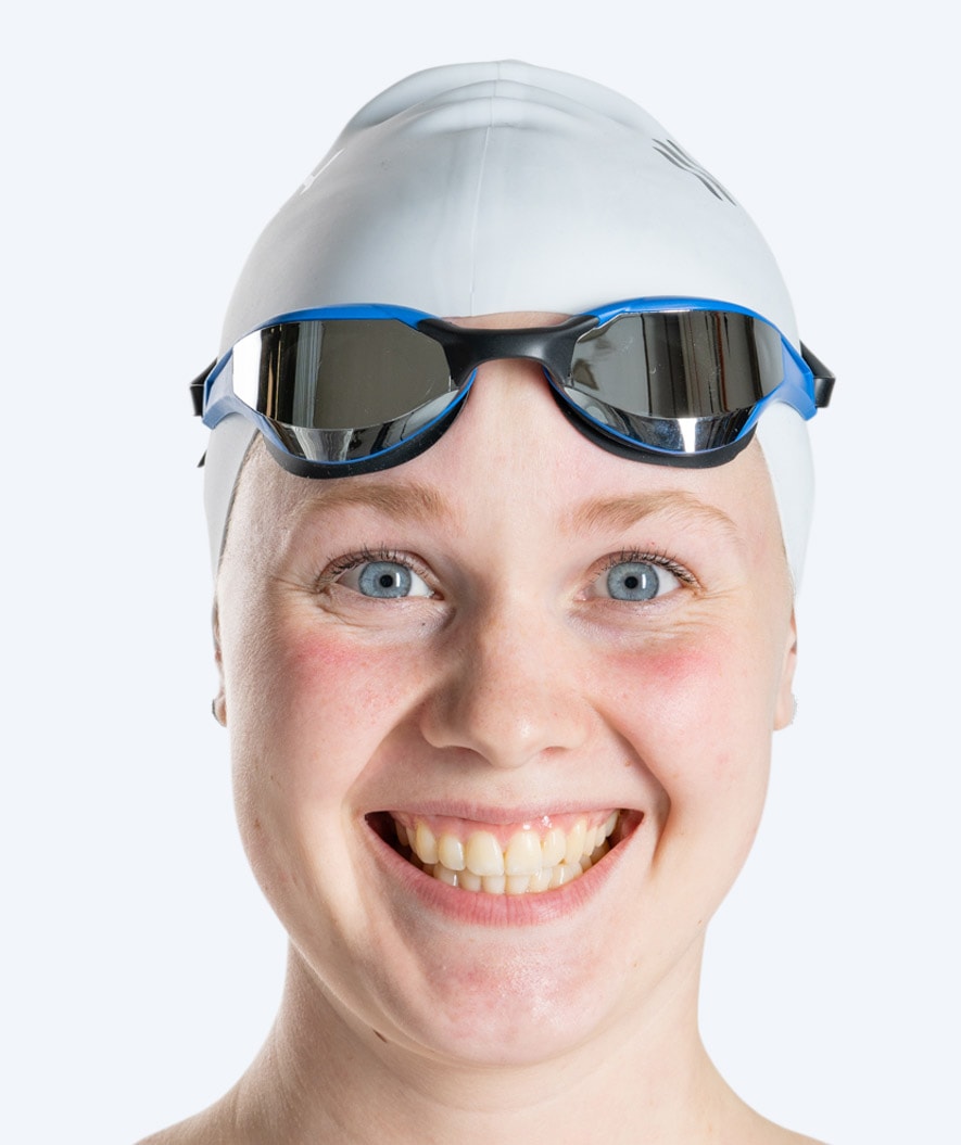Watery swimming goggles - Instinct Elite Mirror - Blue/silver