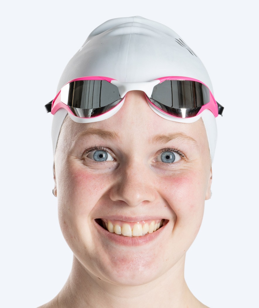Watery swimming goggles - Instinct Elite Mirror - Pink/silver