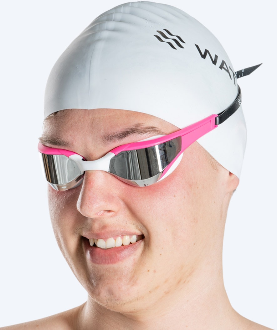 Watery swimming goggles - Instinct Elite Mirror - Pink/silver