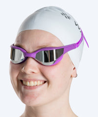 Watery swim goggles - Instinct Elite Mirror - Purple/silver