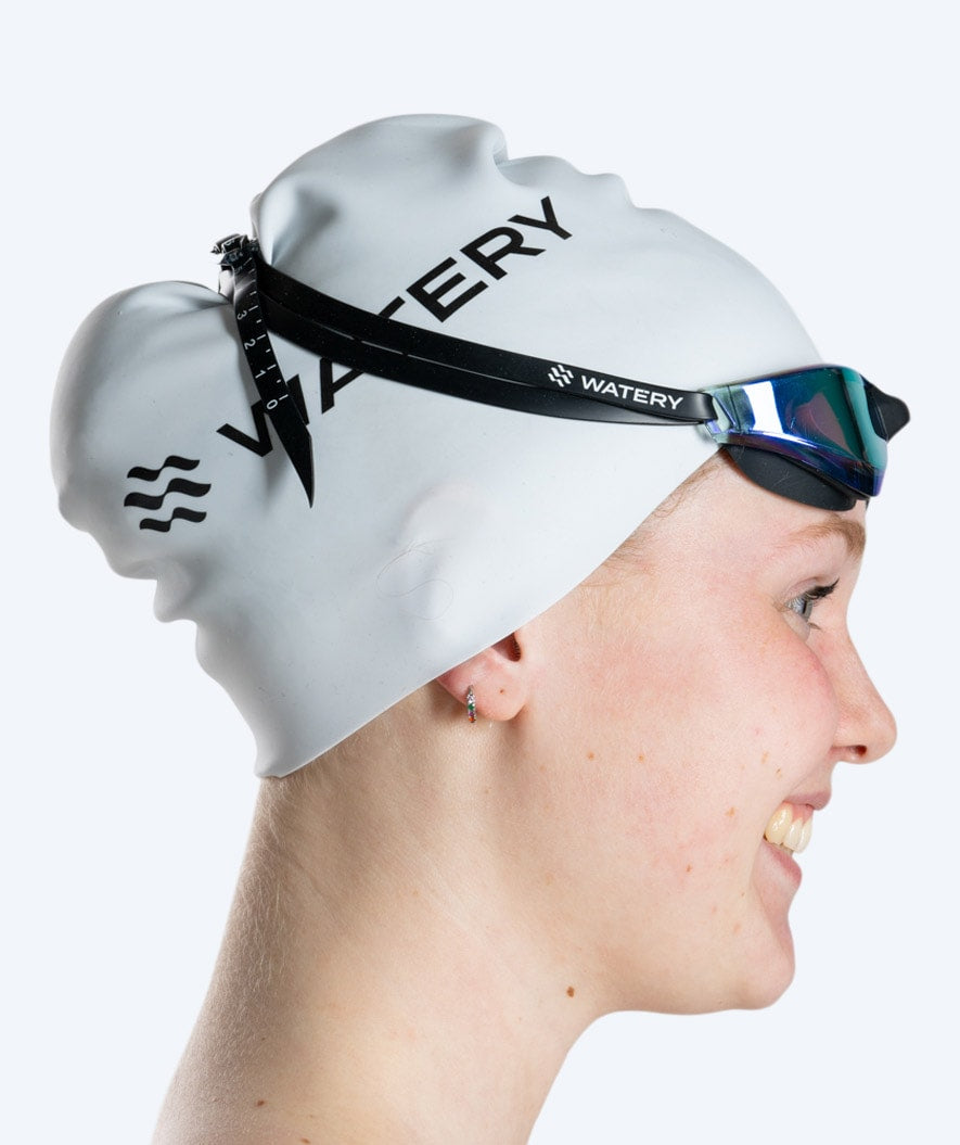 Watery swimming goggles - Instinct Mirror - Black/gold