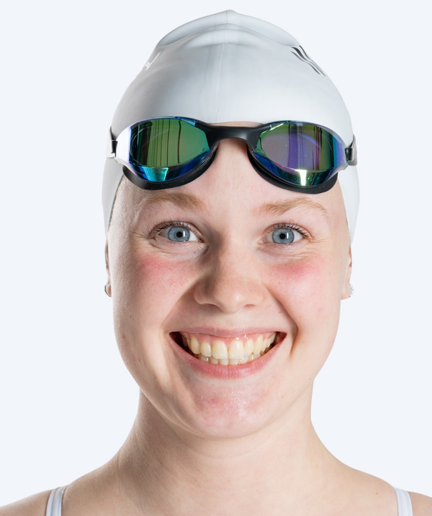 Watery swimming goggles - Instinct Mirror - Black/gold