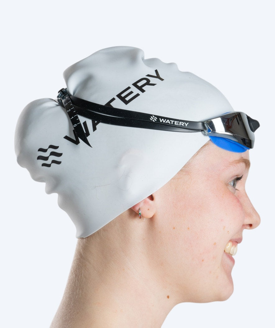 Watery swim goggles - Instinct Mirror - Blue/silver