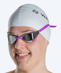 Watery swim goggles - Instinct Mirror - Purple/silver